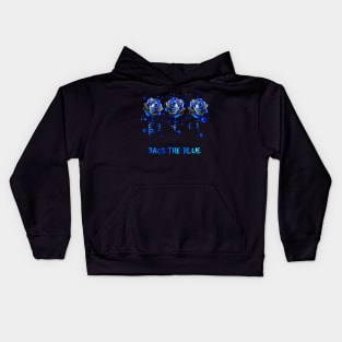 Rose Back The Blue Kids Hoodie